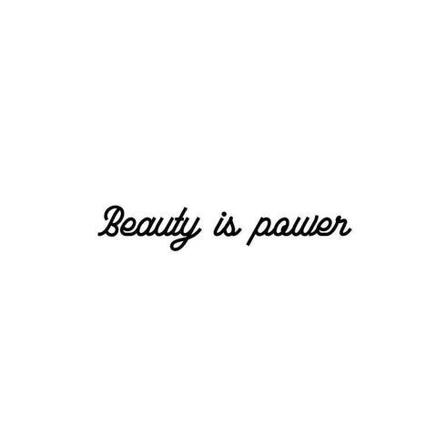 Временное тату Beauty is power